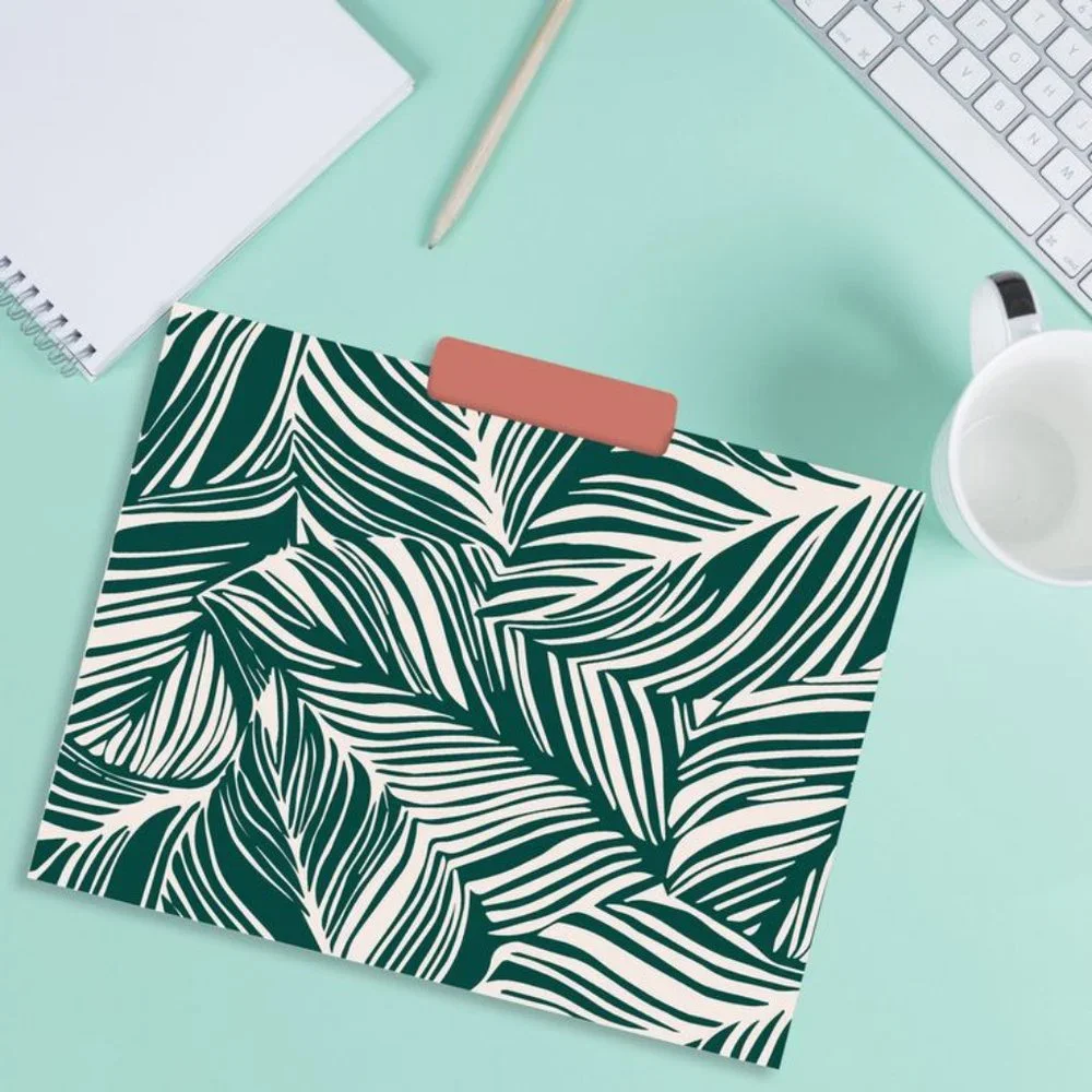 FILE FOLDERS - BOHO STYLE (SET OF 12)